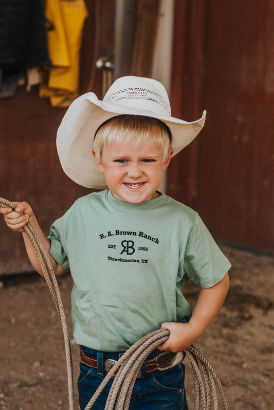 Toddler RAB T-shirt in sage